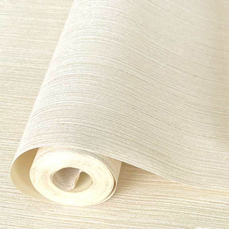 Factory Outlet Solid Color Vertical Stripe Pvc Wallpaper for Living Room Bedroom Hotel Office