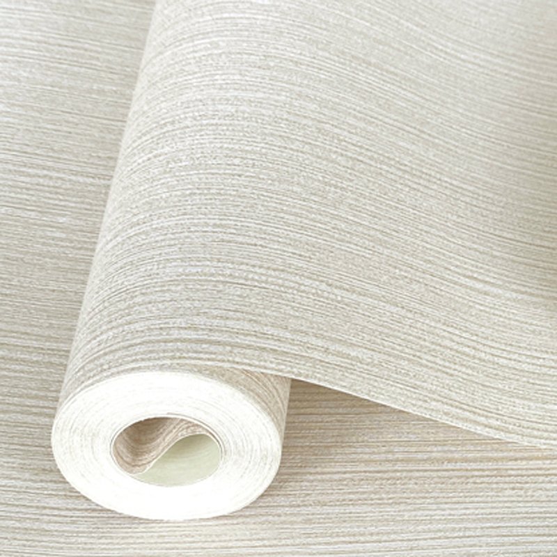 Factory Outlet Solid Color Vertical Stripe Pvc Wallpaper for Living Room Bedroom Hotel Office