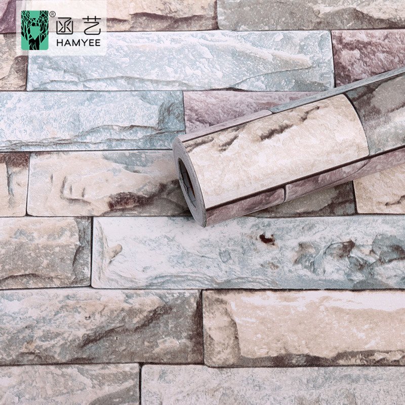 modern contact paper peel and stick pvc wallpaper rolls 3d self-adhesive wallpaper sticker home decoration