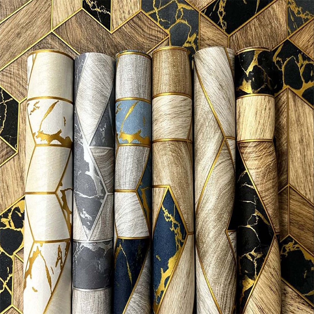 Art decore modern 3d non woven wall wallpaper wall decorations for home luxury