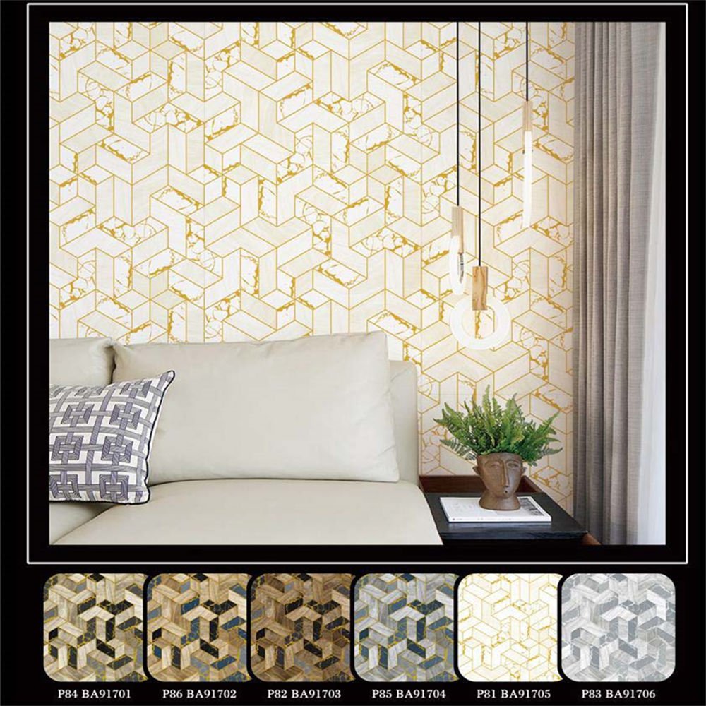 Art decore modern 3d non woven wall wallpaper wall decorations for home luxury