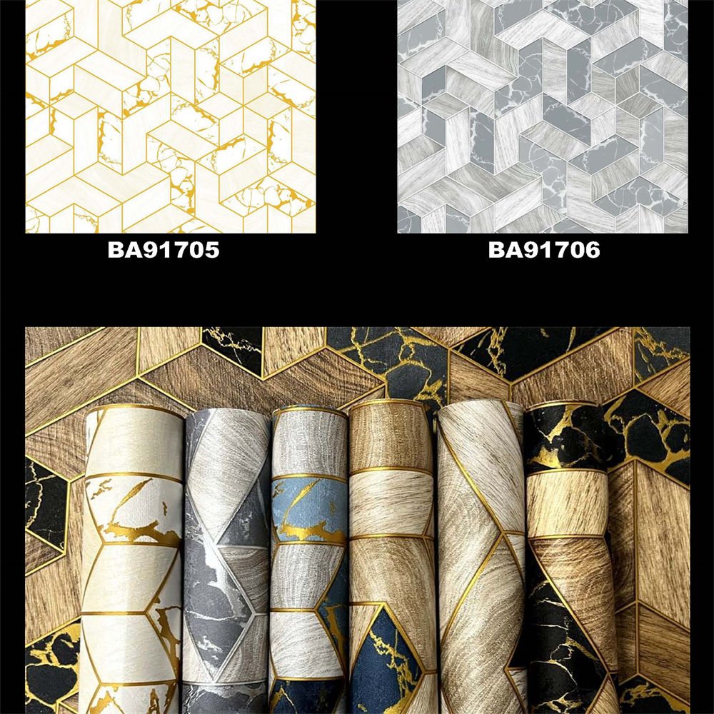 Art decore modern 3d non woven wall wallpaper wall decorations for home luxury