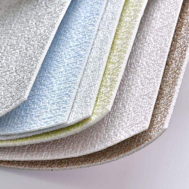 50*280Cm Insulation Anti-Collision Self-Adhesive 3D Flax Texture PE Foam Aluminized Roll Wall Sticker