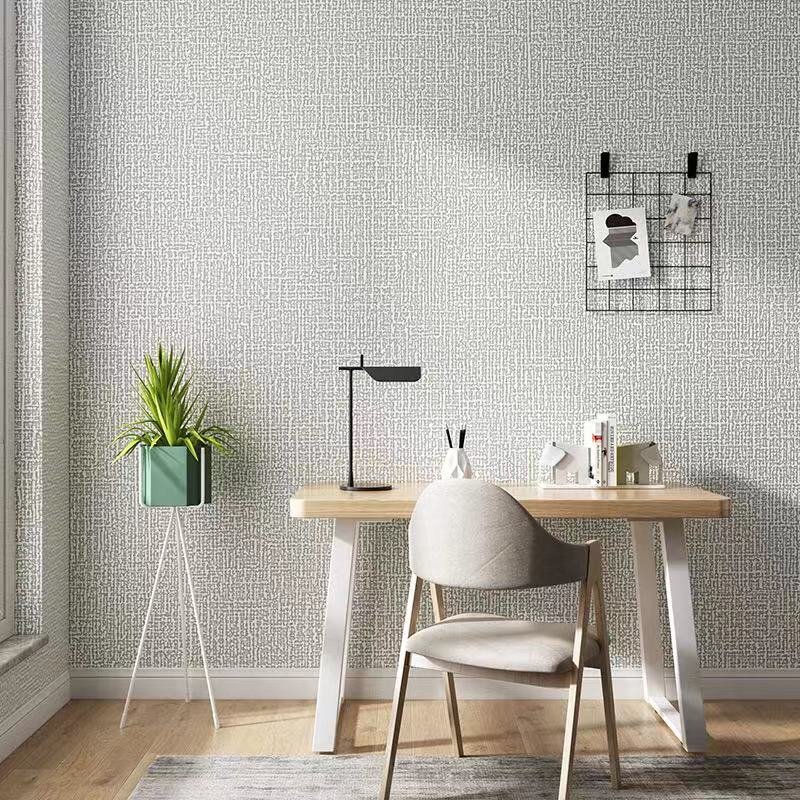 50*280Cm Insulation Anti-Collision Self-Adhesive 3D Flax Texture PE Foam Aluminized Roll Wall Sticker