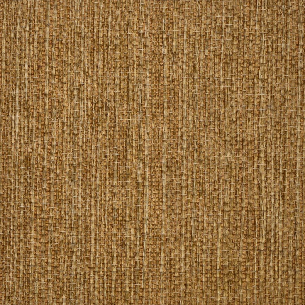 Luxury Textured Bakery Brown Sisal Grasscloth Wallpaper Roll for Office Home Bedroom