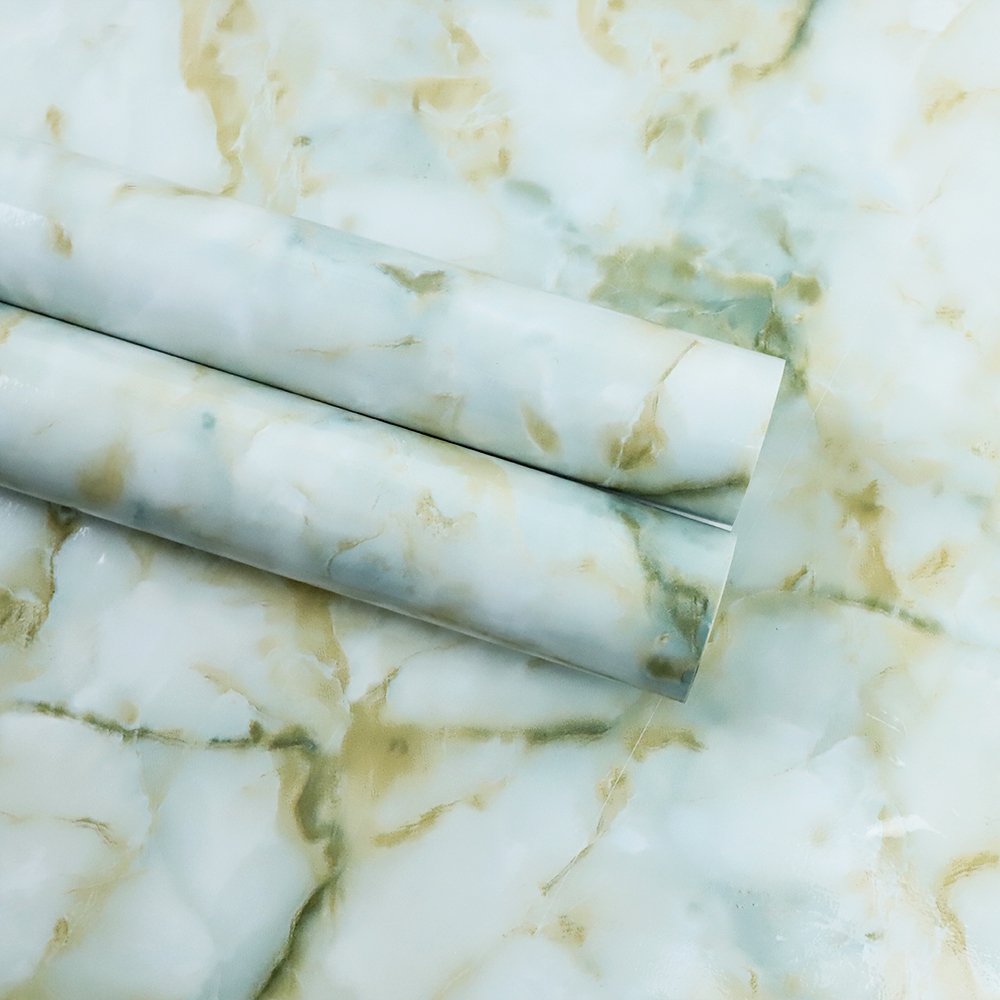 Vivid marble self adhesive vinyl wallpaper for home decoration