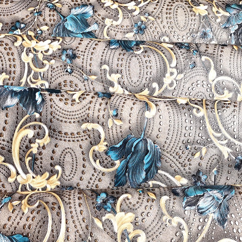 Deep Embossed Big Size PVC Waterproof Damask Italy European Wallpaper 1.06*10.05m wallpaper texture roll living room wallpaper