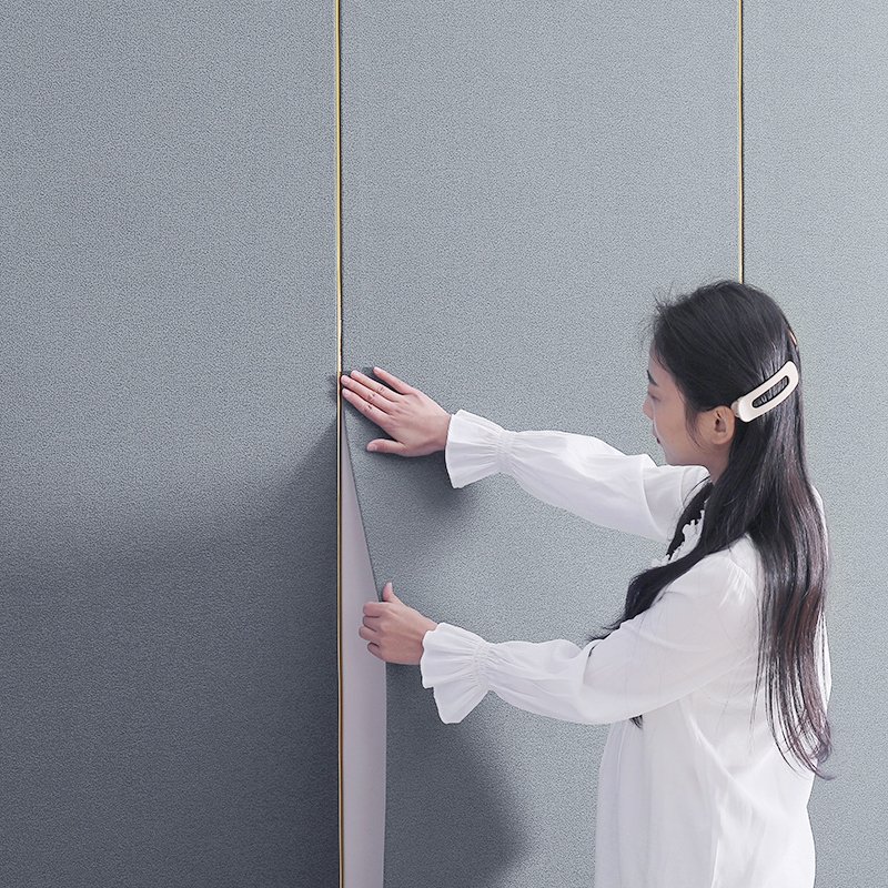 Non Woven Rolls Textile Wallcovering Fabric Backed Wallpaper