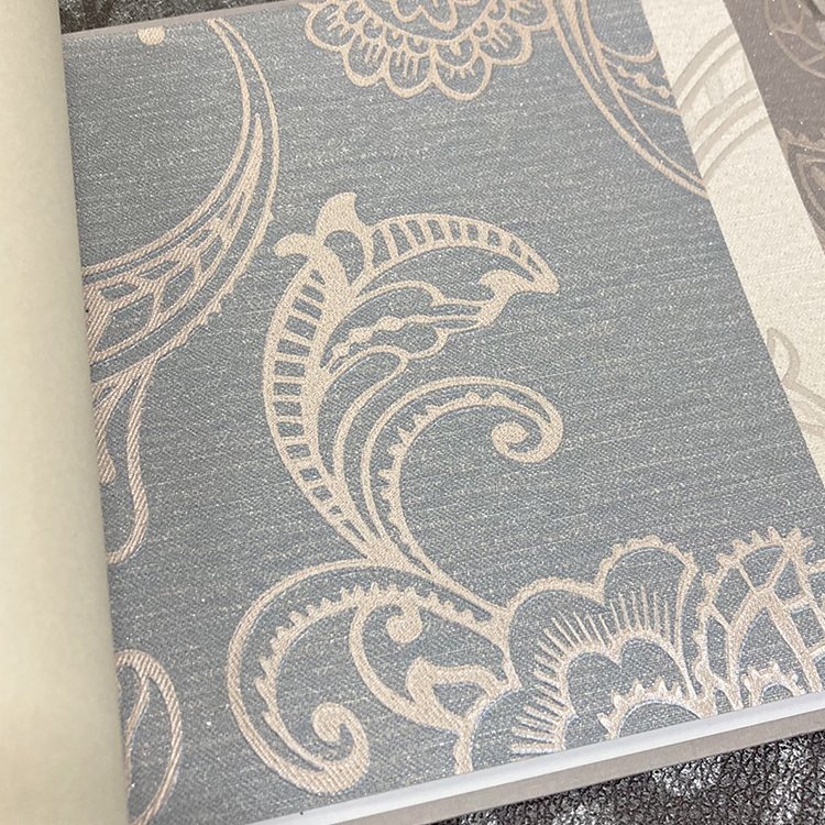 Flower Wallpaper Rolls romantic European style pvc interior