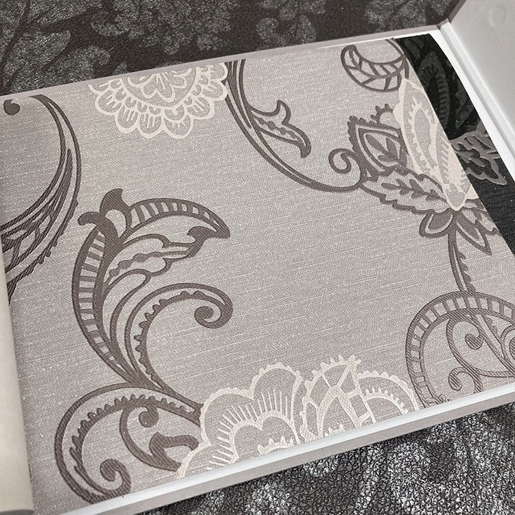 Flower Wallpaper Rolls romantic European style pvc interior