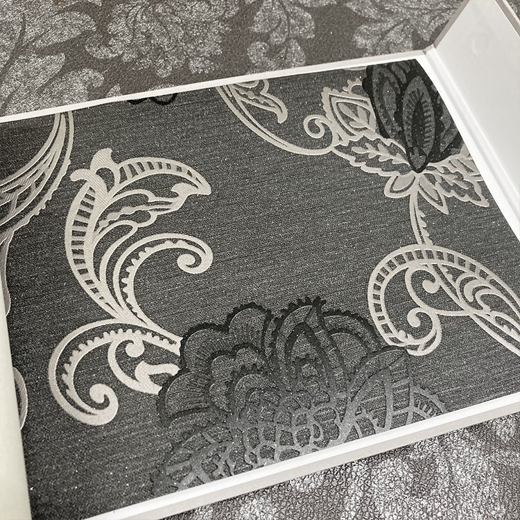 Flower Wallpaper Rolls romantic European style pvc interior
