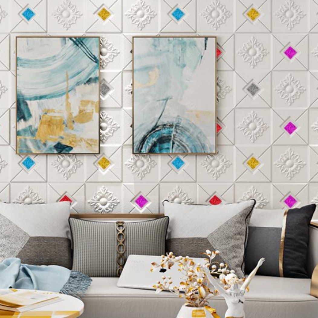 Papel De Parede Papier Peint Tapiz Para Pared PE Wall Panel 3d Brick Wallpaper 3d PE Foam Wall Sticker for Home Decoration