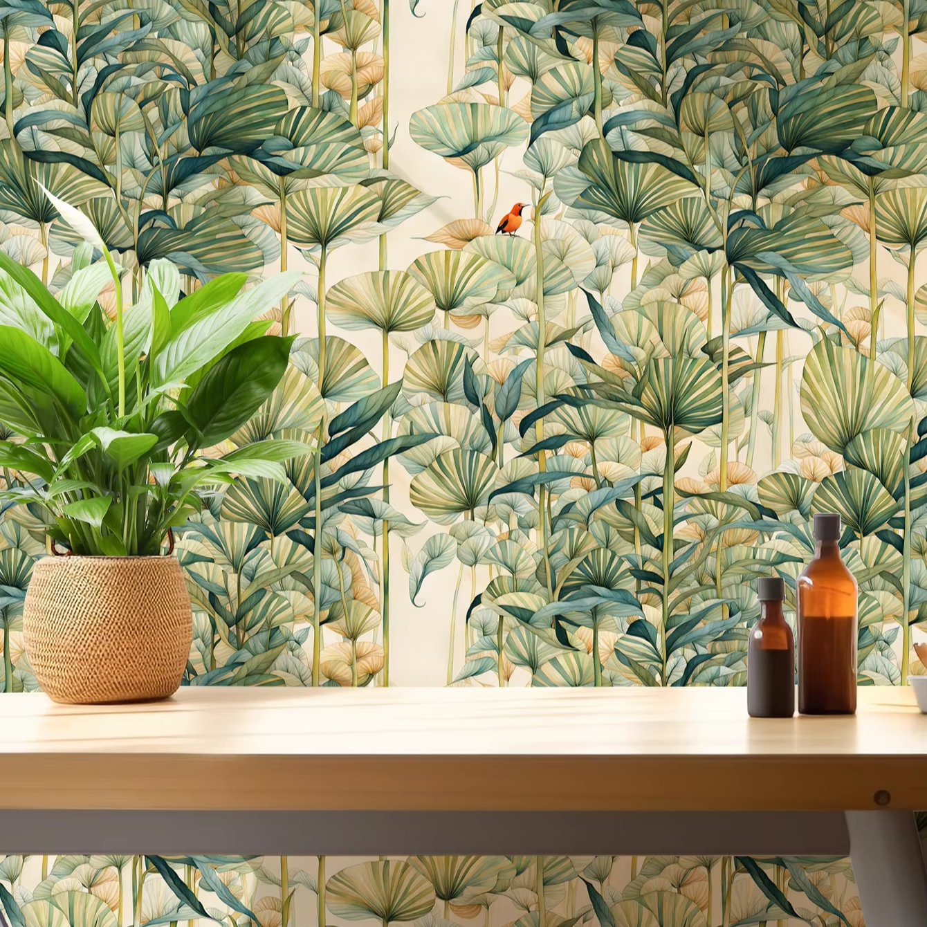 Southeast Asia Tropical Rainforest Designs Mural Wallpaper 3d For Home Decoration