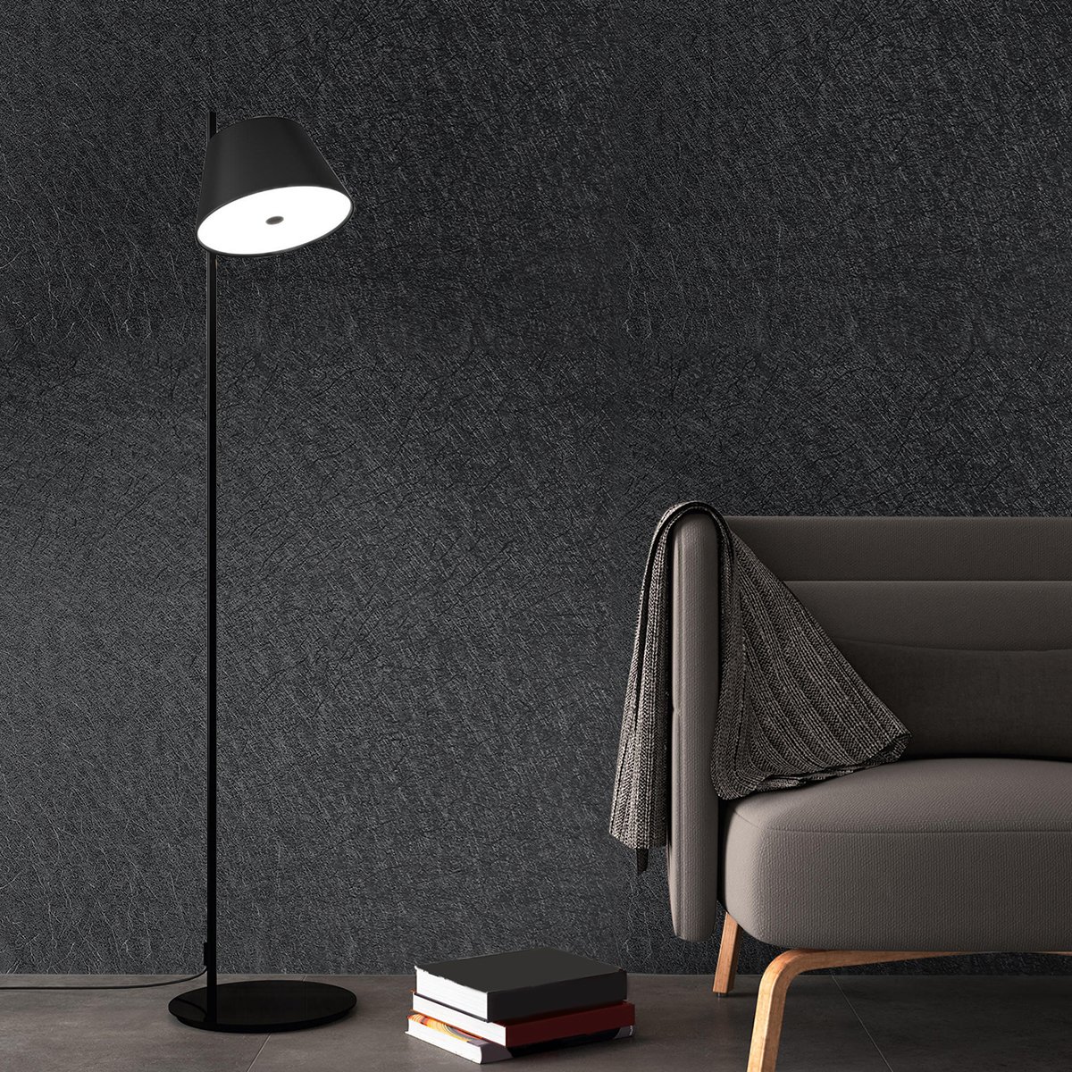 Self adhesive, easy to clean, waterproof, retro black silk cloth background decorative wallpaper, home wallpaper