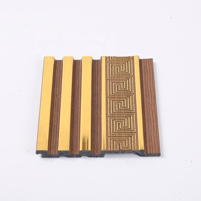 New Arrival Indoor Wall Decoration PVC PS Wall Panels Fluted Wallboard For TV Background Interior Wall Cladding