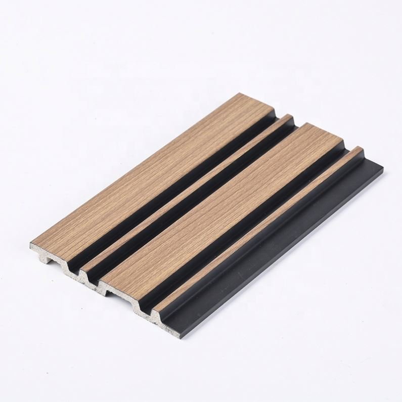 New Arrival Indoor Wall Decoration PVC PS Wall Panels Fluted Wallboard For TV Background Interior Wall Cladding