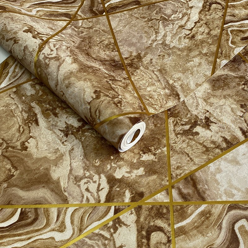 Simple and luxurious classic grid background wallpaper bedroom living room sofa wall decoration waterproof wallpaper