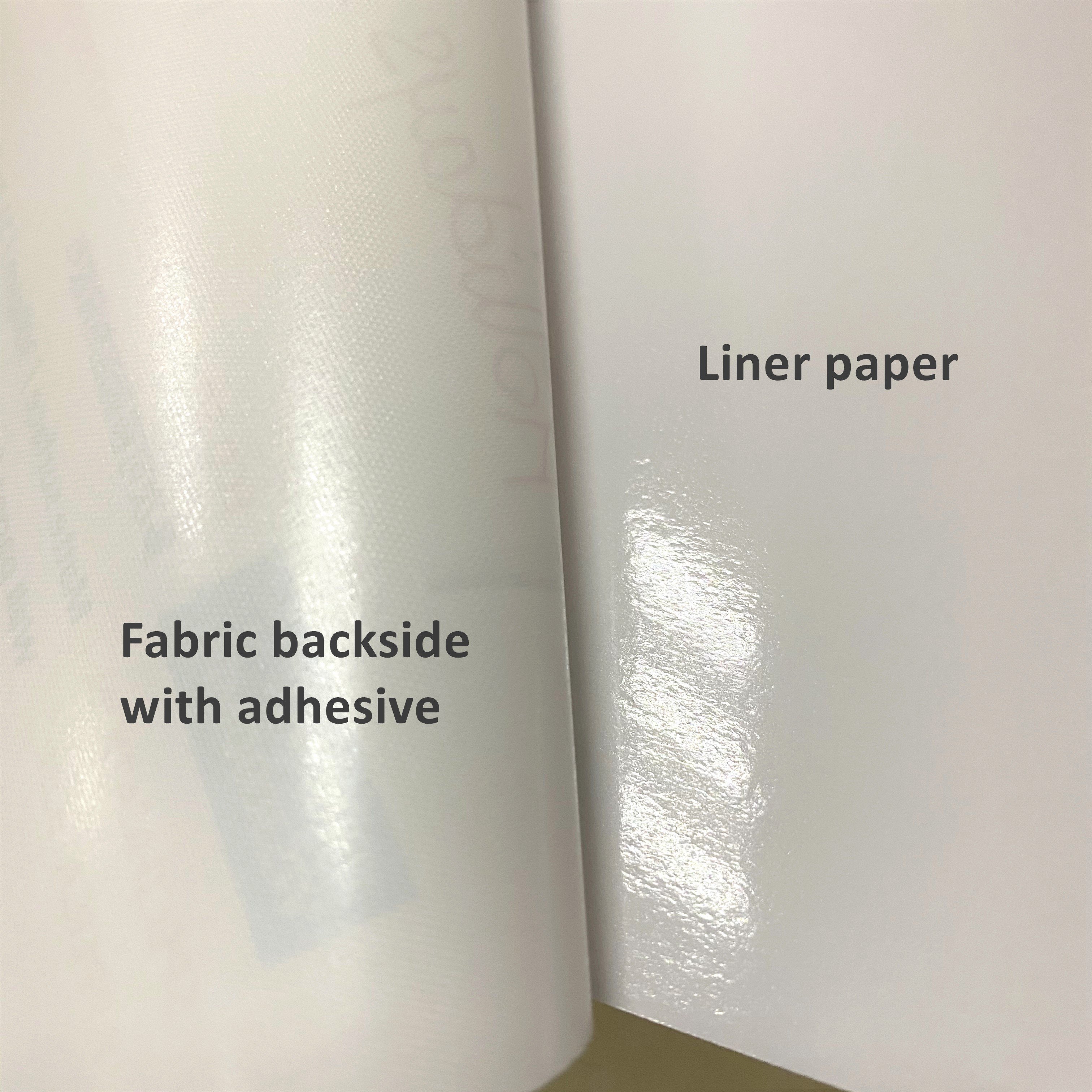 self adhesive removable repositionable blank printable wall fabric reusable wall paper peel and stick wallpaper roll