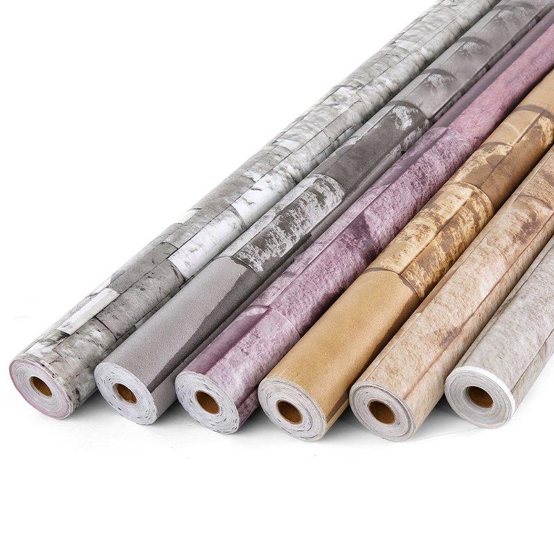 peel and stick brick print wallpaper self adhesive for living room
