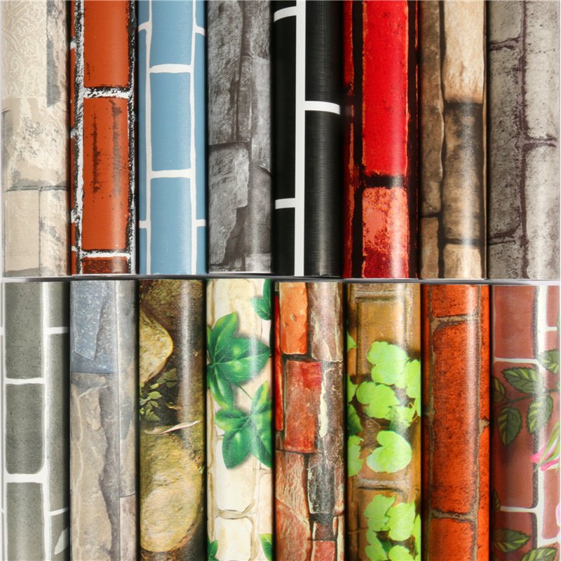 China factory 3d wall paper rolls wallpaper wall coating sticker