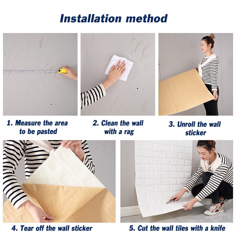 decorative 3d wall panel mold brick ceiling peel and stick wallpaper 3d diy wall papers custom