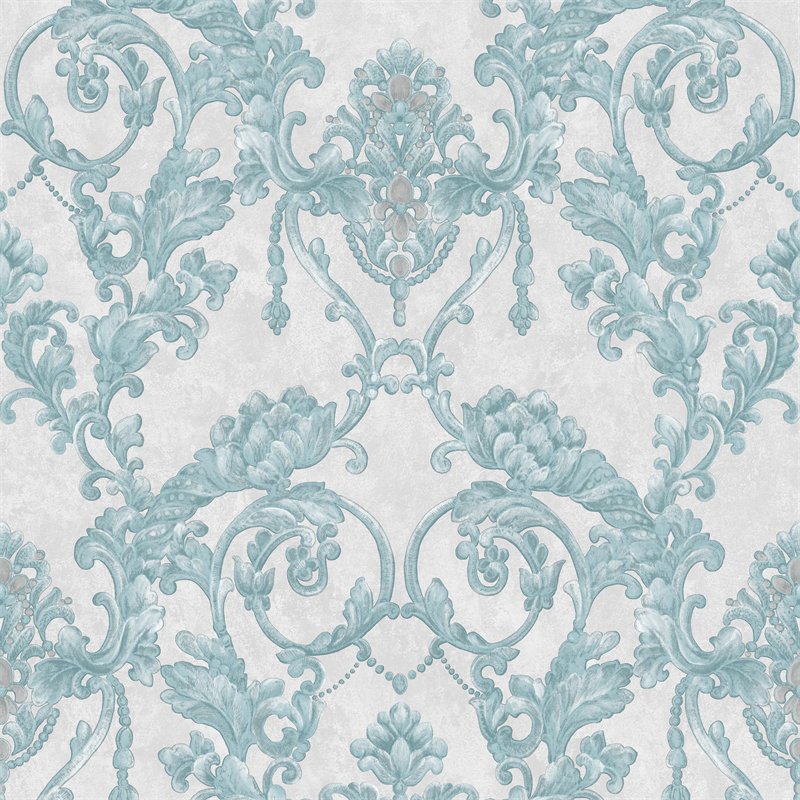 Wallpapers for Living Room Luxury White And Blue Decorative Plastic Wallpaper Roll Wallpaper