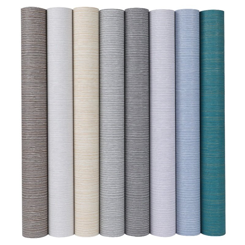aesthetic Green brushed Texture Self Adhesive Embossed Wallpaper