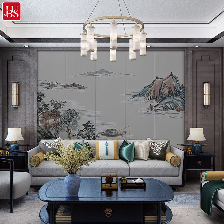 Hot sale 3d wallpaper Ancient style painting design wallpaper roll Waterproof wallpaper