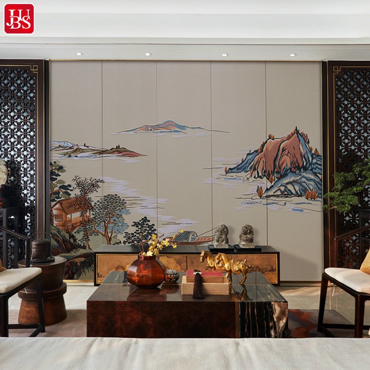 Hot sale 3d wallpaper Ancient style painting design wallpaper roll Waterproof wallpaper