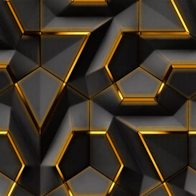 3D Wallpaper Geometric Metallic Wall Paper for Home Decor Design Vinyl Contemporary Office Hotel PVC Living Room SH Modern