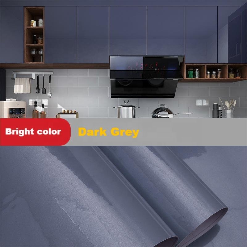 High quality waterproof and moisture-proof solid color self-adhesive wallpaper Wall decoration solid color background wallpaper