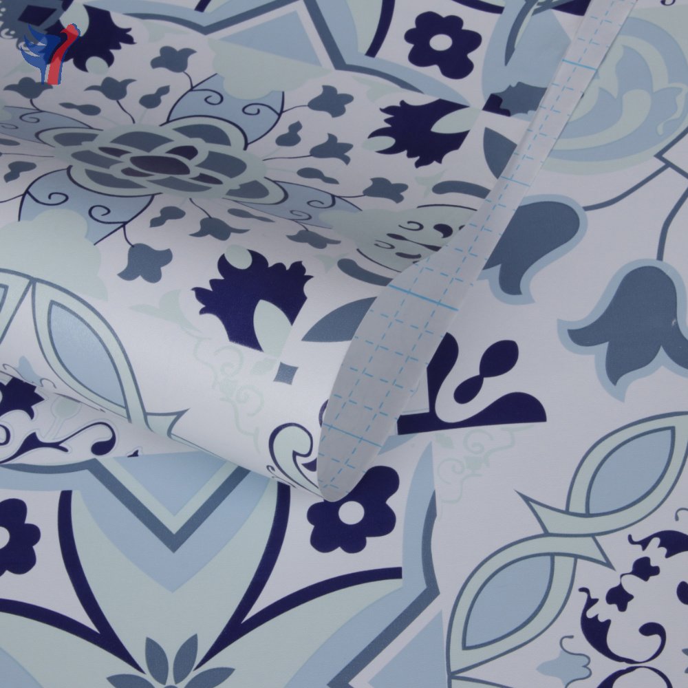 Jinyi H1231 Chine Supply Ceramic Look Vinyl Printed Waterproof Modern Wall Paper Rolls Funiture Wallpaper