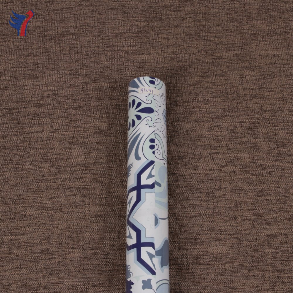 Jinyi H1231 Chine Supply Ceramic Look Vinyl Printed Waterproof Modern Wall Paper Rolls Funiture Wallpaper