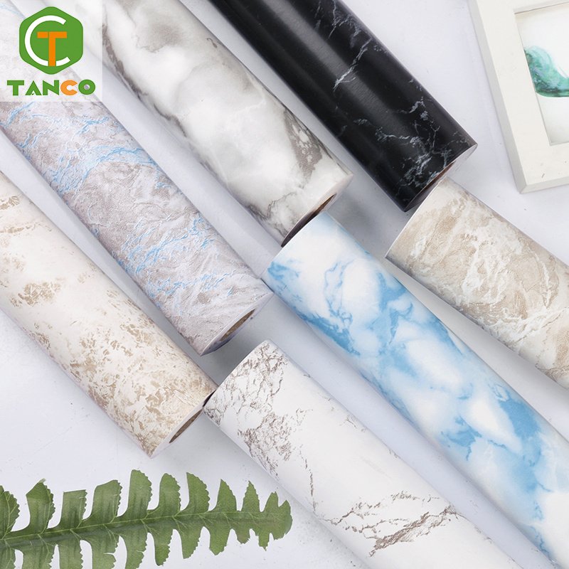 Marble-type self-adhesive wallpaper marble pattern water proof wall paper