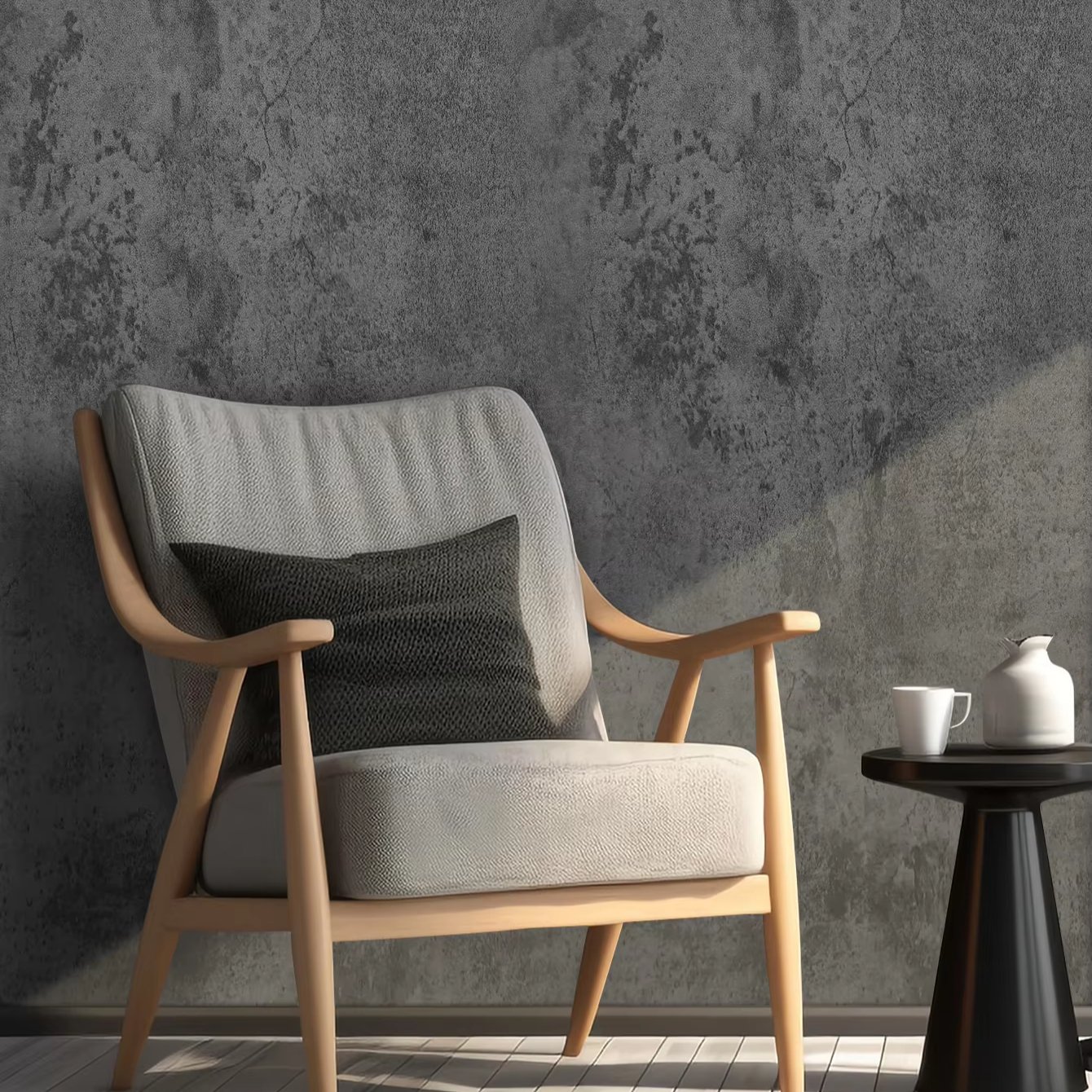 Colorful Sand Wallpaper Cement Anti-scratch Heat-repaired Grey Cement 3d Wallpaper Wallpapers/wall Coating