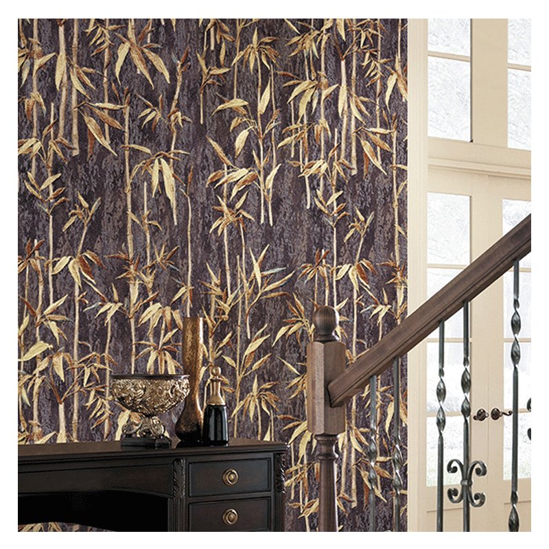 Wholesale vinyl Deep Embossed 1.06*10.05m wallpaper texture roll living room wallpaper