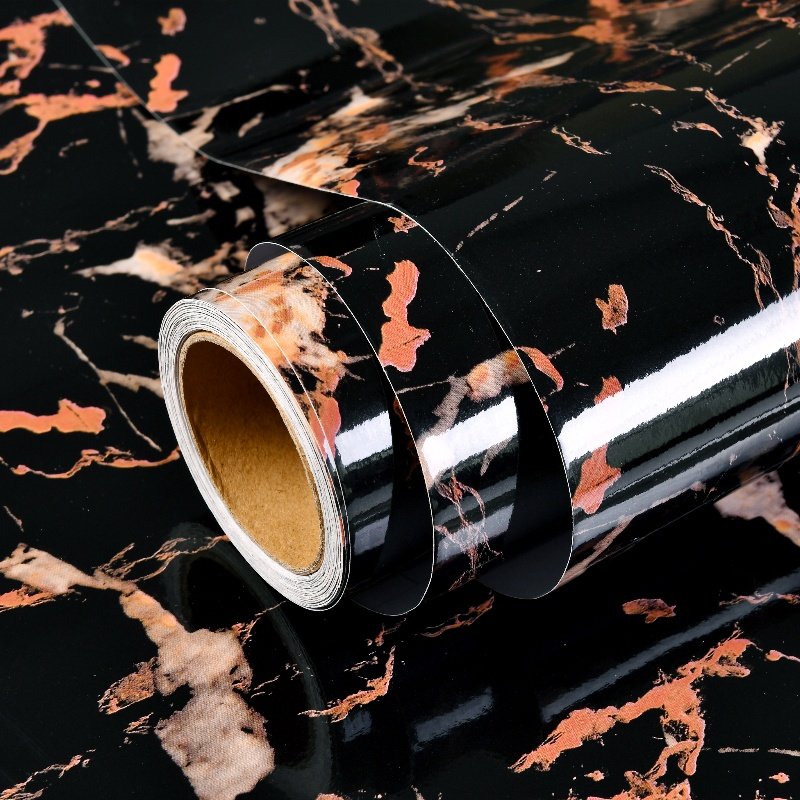 High Quality Wear-Resistance Wall Sticker Eco-Friendly Waterproof 3D Marble Wallpaper Rolls for Home Decoration