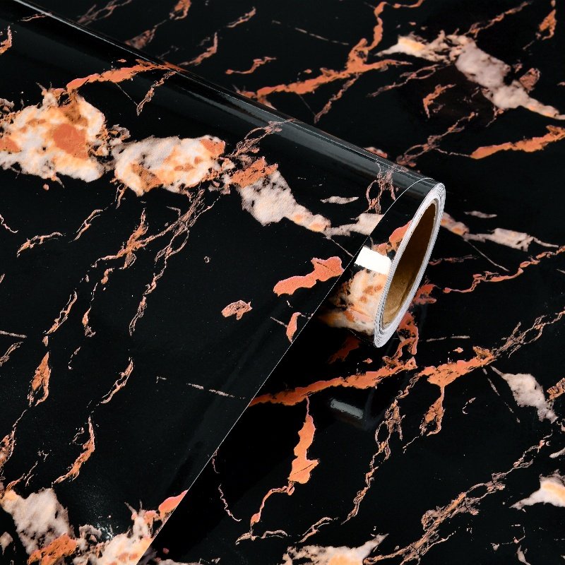High Quality Wear-Resistance Wall Sticker Eco-Friendly Waterproof 3D Marble Wallpaper Rolls for Home Decoration
