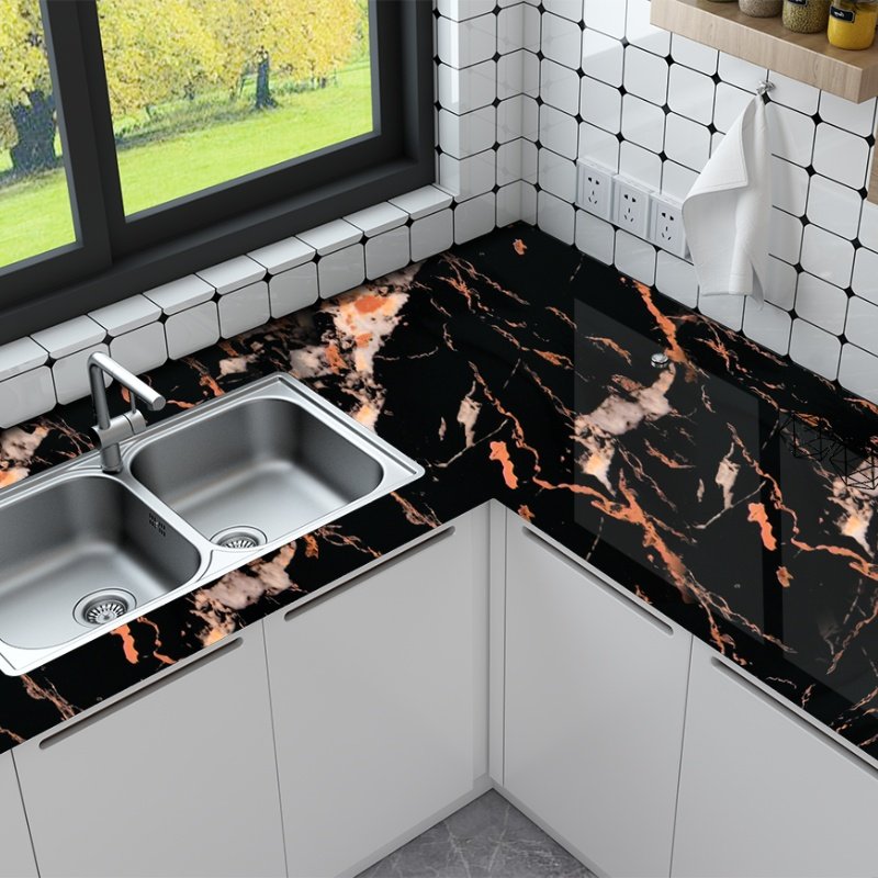 High Quality Wear-Resistance Wall Sticker Eco-Friendly Waterproof 3D Marble Wallpaper Rolls for Home Decoration