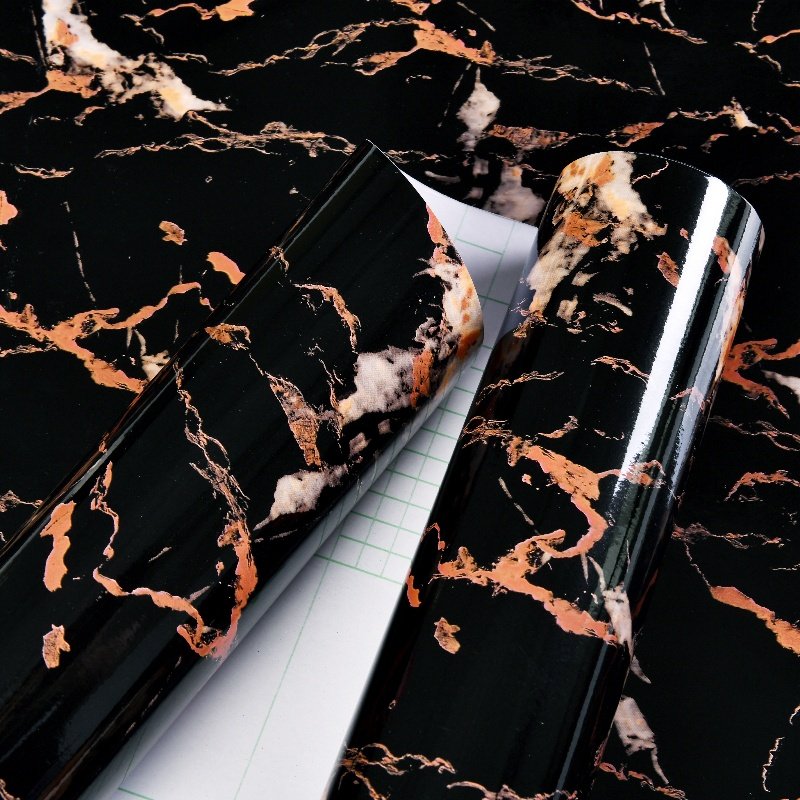 High Quality Wear-Resistance Wall Sticker Eco-Friendly Waterproof 3D Marble Wallpaper Rolls for Home Decoration
