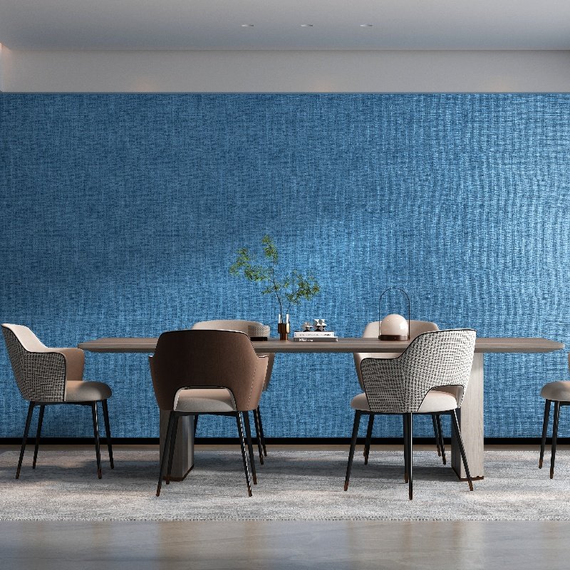 Burlap Wallpaper Rolls Waterproof Mould-proof Self-adhesive Stickers Living Room Bedroom TV Background Interior Wall Stickers