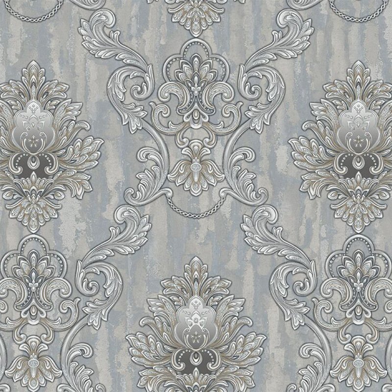 European Pastoral 3D Relief Wallpaper Bedroom Living Room Hotel Warm Luxury Background Wallpaper