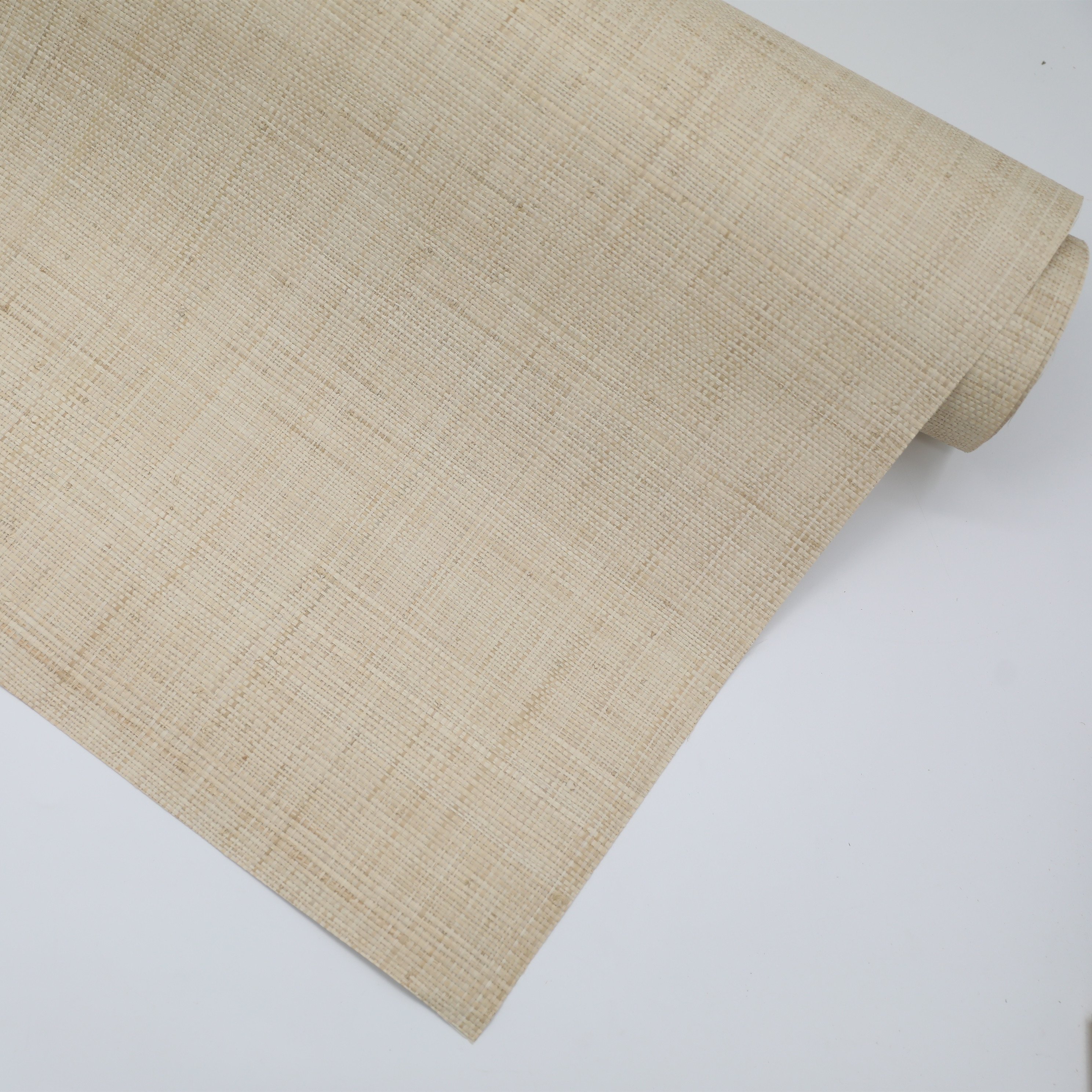 Mywind New Design Light Color Natural Material Raffia Fabric Wallpaper Roll For Home Hotel Decor Walls Wallcoverings
