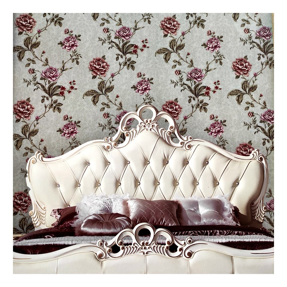 made in china new designs 106 wallpaper home decor 3d damask flower 1.06 wallpapers