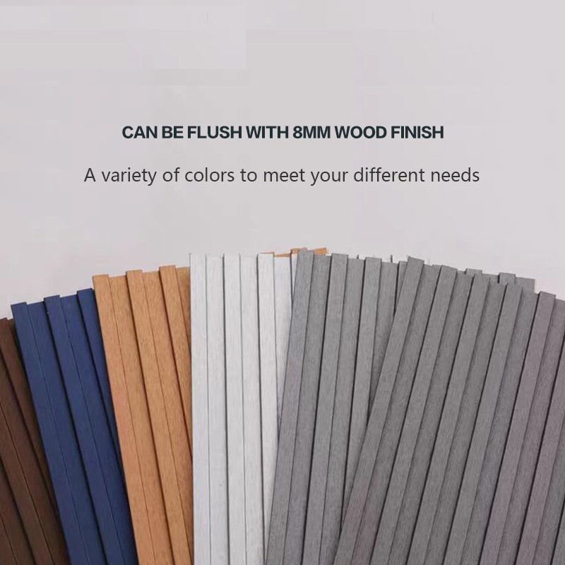 Factory direct sales of 8mm thick customizable wall panels in various colors