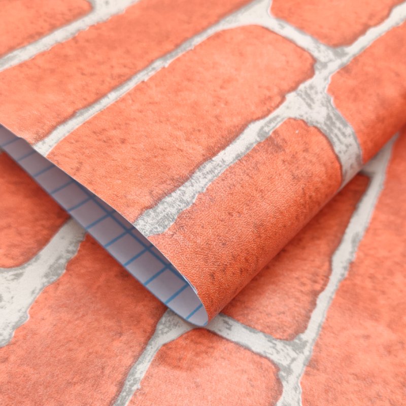 Home Decoration Brick Vinyl 3D Bricks Imitation Wallpapers For Walls Decor