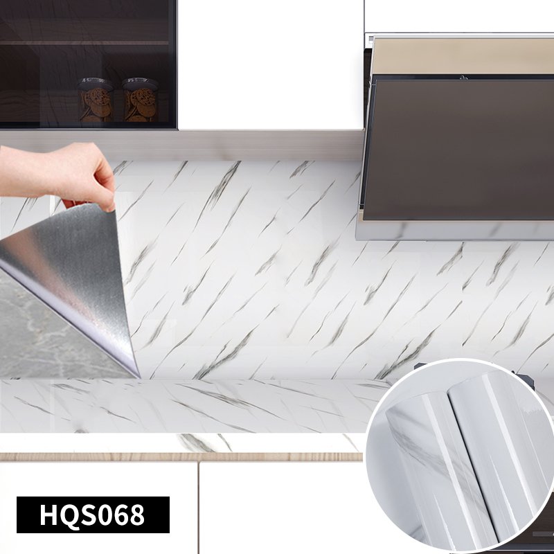 Hot selling marble wallpaper peel and stick vinyl wallpaper home interior decoration marble kitchen wall tile stickers