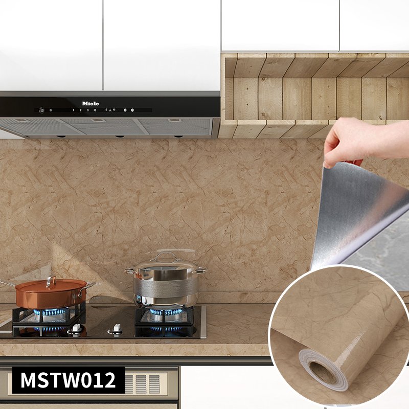 Hot selling marble wallpaper peel and stick vinyl wallpaper home interior decoration marble kitchen wall tile stickers