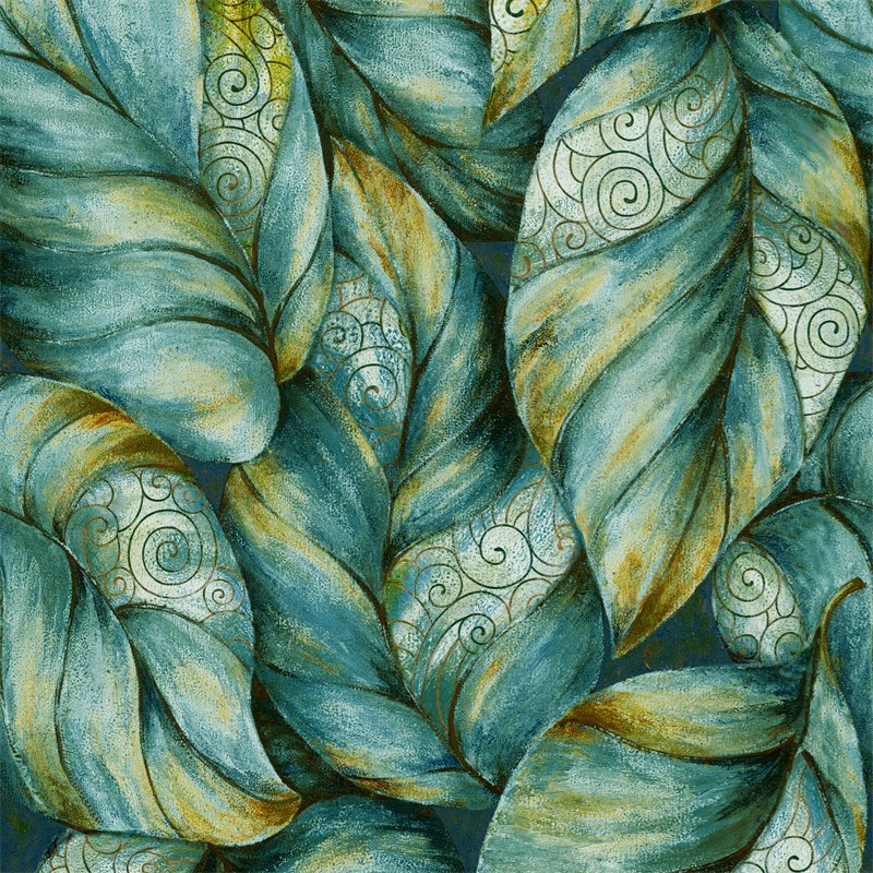 In stock Botanical Wallpaper Waterproof 3d Modern leaves Wallpaper Bedroom Decorative Pvc Cheap Wallpaper