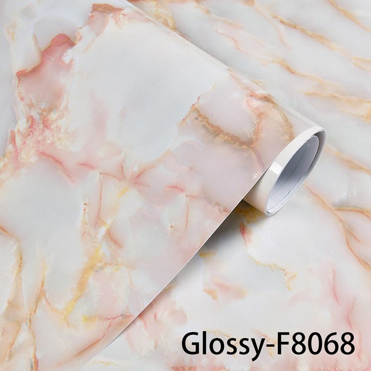 Promotional Kitchen Oil-Proof Stickers Wallpaper Home Decoration Self-Adhesive Waterproof Marble Wallpaper